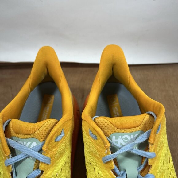 Hoka One One Clifton 8 Men Size 11 D Shoes Yellow Running Comfort Sneakers